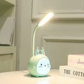 Compact USB Bedside Study Light - blue USB powered animal shaped LED study lamp | Lumafye