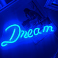 Acrylic Neon Sign Pendant Light - neon sign warm glow room decor | Lumafye