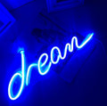 Acrylic Neon Sign Pendant Light - neon sign wall art | Lumafye