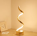 Modern Minimalist Table Lamp - minimalist table lamp detail close up gold finish | Lumafye
