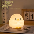 Duck LED Silicone Night Light - two brightness levels adjustable touch control duck lamp | Lumafye