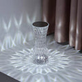 Led Crystal Rechargeable Bedroom Atmosphere Table Lamp - multiple color modes crystal rechargeable bedside table lamp | Lumafye
