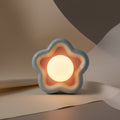 Ceramic Flower Wall Sconce - blue pink flower ceramic wall lamp warm glow | Lumafye