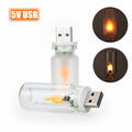Ember Glow Flame Lamp — Flickering LED Fire Ambient Light