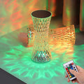 Facet Diamond Crystal Table Lamp