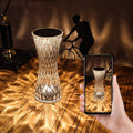 Facet Diamond Crystal Table Lamp