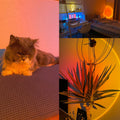 Golden Hour Sunset Projector – orange sunset projection detail