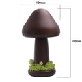 Twisted Beech Wood Mushroom Lamp – lifestyle shot, cozy reading nook