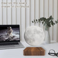 Lunar Float Lamp — Magnetic Levitating 3D Moon Light