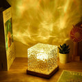 Flame Ripple Crystal Lamp